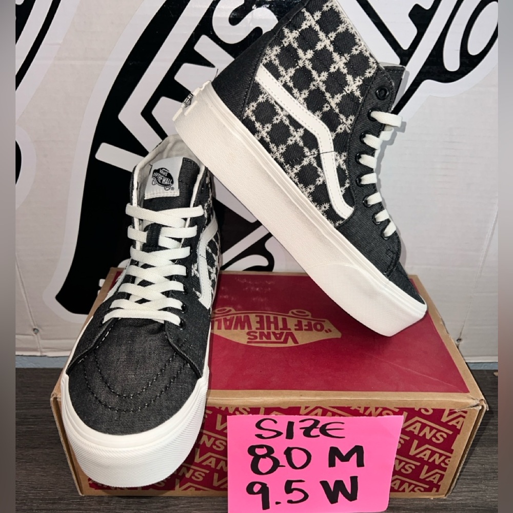 Vans Sk8-Hi Tapered sz 8.0 Men 9.5 Woman